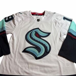 Seattle Kraken Adidas Authentic Player Jersey | 19 McCann | 🐙 | Size 50